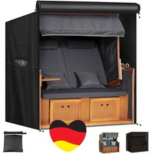 Strandkorb Schutzhülle Wetterfest 420D Strandkorbhülle XXL Abdeckhaube XL Hülle