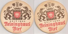 Reininghaus Bier - historischer Bierdeckel / Bierfilz aus der Steiermark