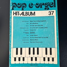 Noten - pop e-orgel -