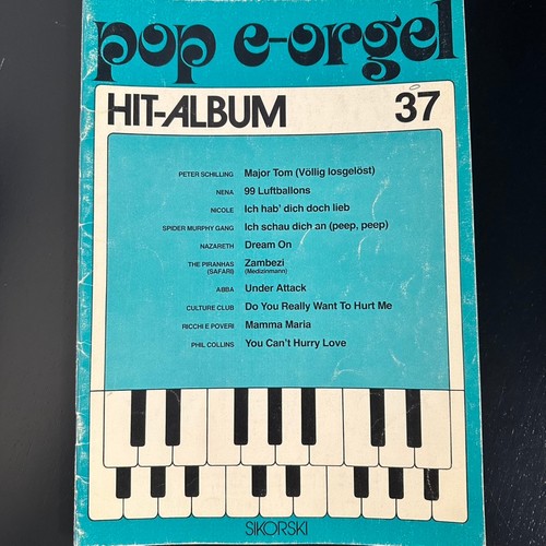 Noten pop orgel - noten,