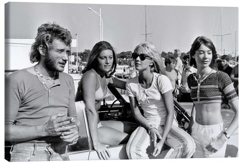 Leinwandbild johnny hallyday - leinwandbild,