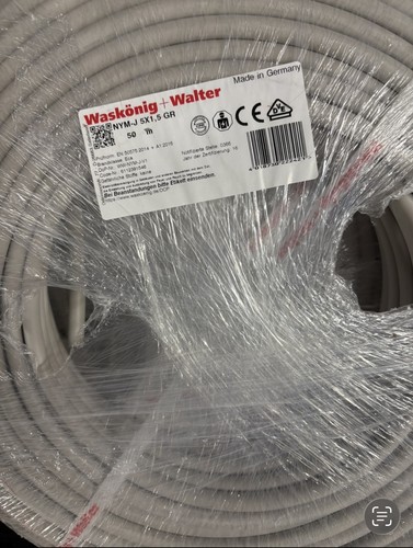 Nym 5x1 kabelring 50m vde - nym,
