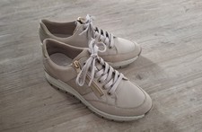 Damen Leder- Plateau Sneaker