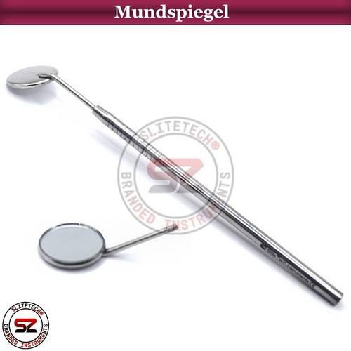 Zahnarzt mundspiegel griff mit - mundspiegel,