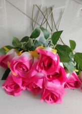 Künstliche Rosen Rosa Pink 10