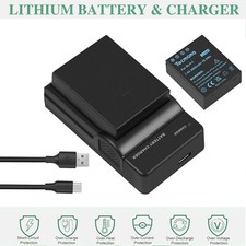 2X Akku Für Olympus BLH-1 / OM-D E-M1 Mark II / E-M1 Mark III / E-M1X+Ladegerät