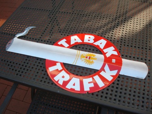 Austria tabak emailleschild - *austria,