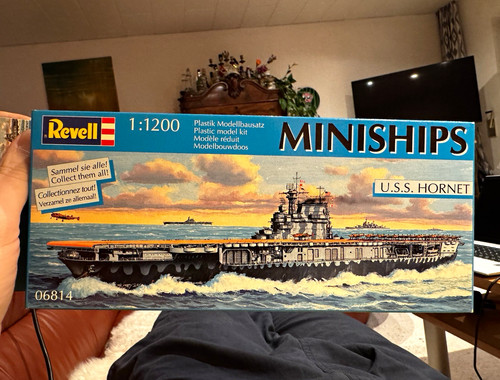 Revell miniships hornet - revell, u.s.s.