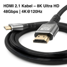 HDMI 2.1 Kabel 8K Ultra UHD