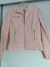 Damen Jacke Kunstleder Only Gr. 38 rosa