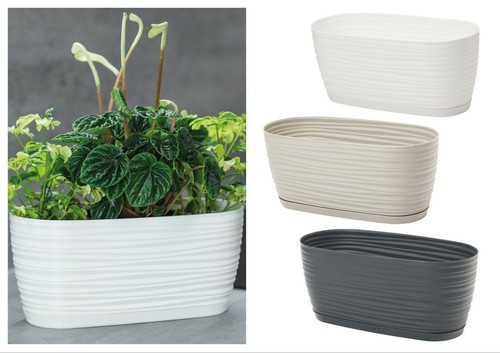übertopf wellen slim oval - wellen,