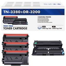 XXL TONER TN-3280 Compatible with Brother DR-3200 HL 5340D 5350DN MFC-8380 8370