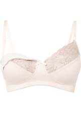 Neu Still-BH ohne Bügel mit Bio-Baumwolle Gr. (75) B Cremerosa Naturstein Bra