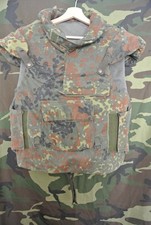 Bundeswehr Splitterschutzweste ML Flecktarnung Schutzweste Mit Einlagen Nato