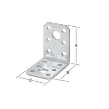 VORMANN Winkelverbinder, Stahl sendzimir verzinkt / Edelstahl, CE-Kennzeichnung
