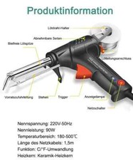 Lötkolben Lötpistole mit Drathvorschub in GRÜN