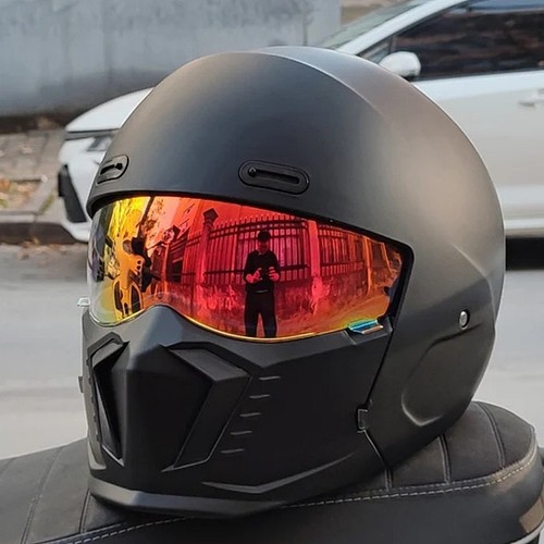 Retro motorrad helm kreuzfahrt - retro,