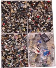 Knöpfe Konvolut Sammlung / G ~ 4,4 kg / Nähen Basteln DIY / Vintage u.a.