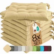 8er Set Sitzkissen Stuhlkissen