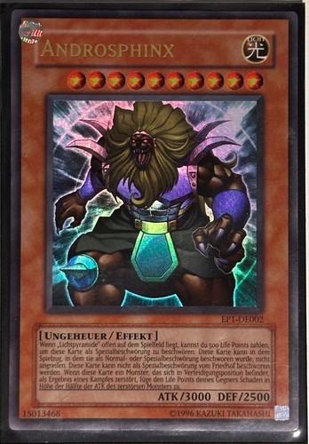 Karte androsphinx - yo-gi-oh,