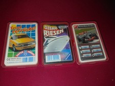 Drei Quartett Super Trumpf Ravensburger Ozean Riesen Total Verrückt Formel 1