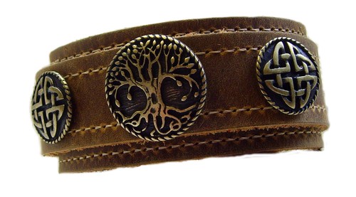 Lederarmband weltenbaum - lederarmband,