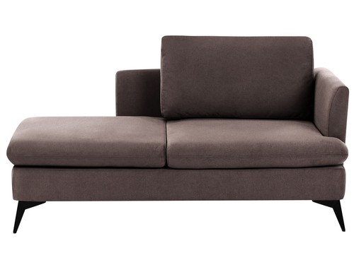 Chaiselongue stoff braun - chaiselongue,