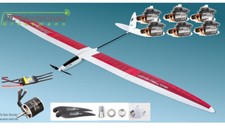 Aeronaut 112805 Elektro Triple Neo Thermic E-Segelflugmodell Komplett - Set