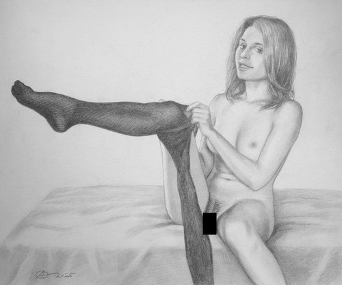 Original bleistiftzeichnung - original,
