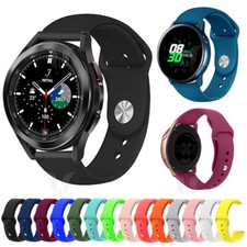 Silikon Sport Armband für Samsung Galaxy Watch 42/46mm 41/45mm Active 2 40/44mm
