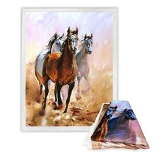 PLAID FLEECEDECKE SHERPA