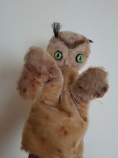 Alte Steiff Handpuppe UHU/ EULE aus den 50iger Jahren