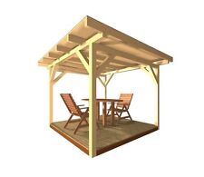 Holzpavillon Gartenhaus Gartenlaube Gartenpavillon Pavillon Grillhütte Haus 