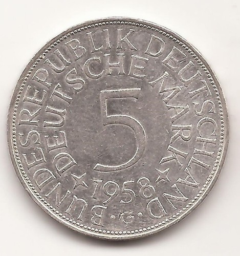Brd 1958 karlsruhe - 5, g,