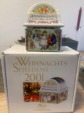 Hutschenreuther WEIHNACHTSSPIELDOSE 2001, Porzellan Ole Winther Spieluhr Lim.