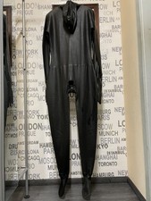 Herren Latex Catsuit Ganzanzug schwarz Gr. M CHLORIERT   TOP ZUSTAND ANSCHAUEN!!