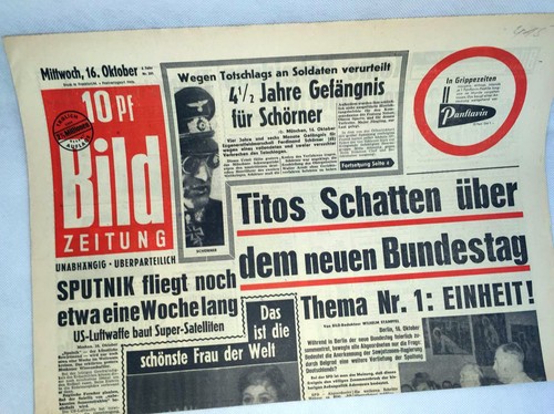 Bildzeitung vom 1957 - 16.10.1957, *