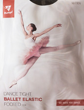 Rumpf Ballettstrumpfhose Elastic Schwarz Gr.S/M
