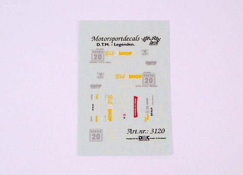 Dmc motorsport decals 87 - decals, 1:87