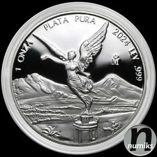 Libertad Siegesgöttin 2024 Mexiko - 1 Oz Silber PP Proof - in original Kapsel