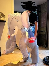 Aufblasbares Kostüm Elefant NP 39.99 Fasching Karneval JGA