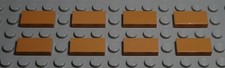 Lego Fliese - Kachel 1x2 Ocker