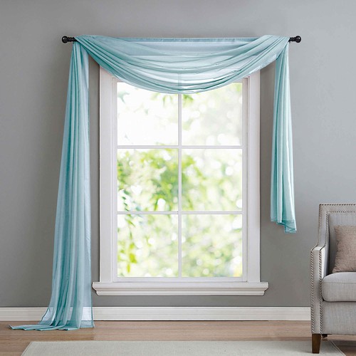 Voile querbehang - voile,