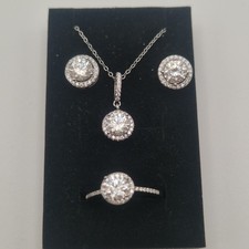 925 Silber Moissanit Schmuck