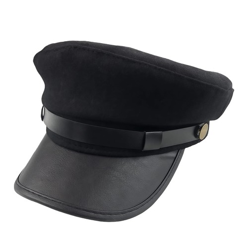 Schwarze chauffeurmütze - schwarze,
