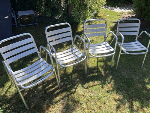 Alu garten bistrostuhl - 4x,