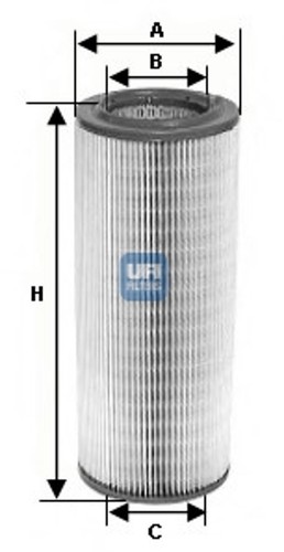 Ufi luftfilter 736 00 - luftfilter, 27.736.00