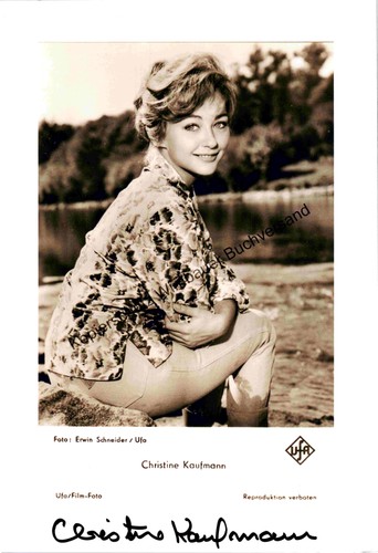 Original autogramm christine - original,