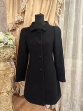 Prada Wollmantel Gr.40 34-36 XS S Schwarz