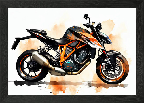Ktm 1290 super - duke, gerahmtes
